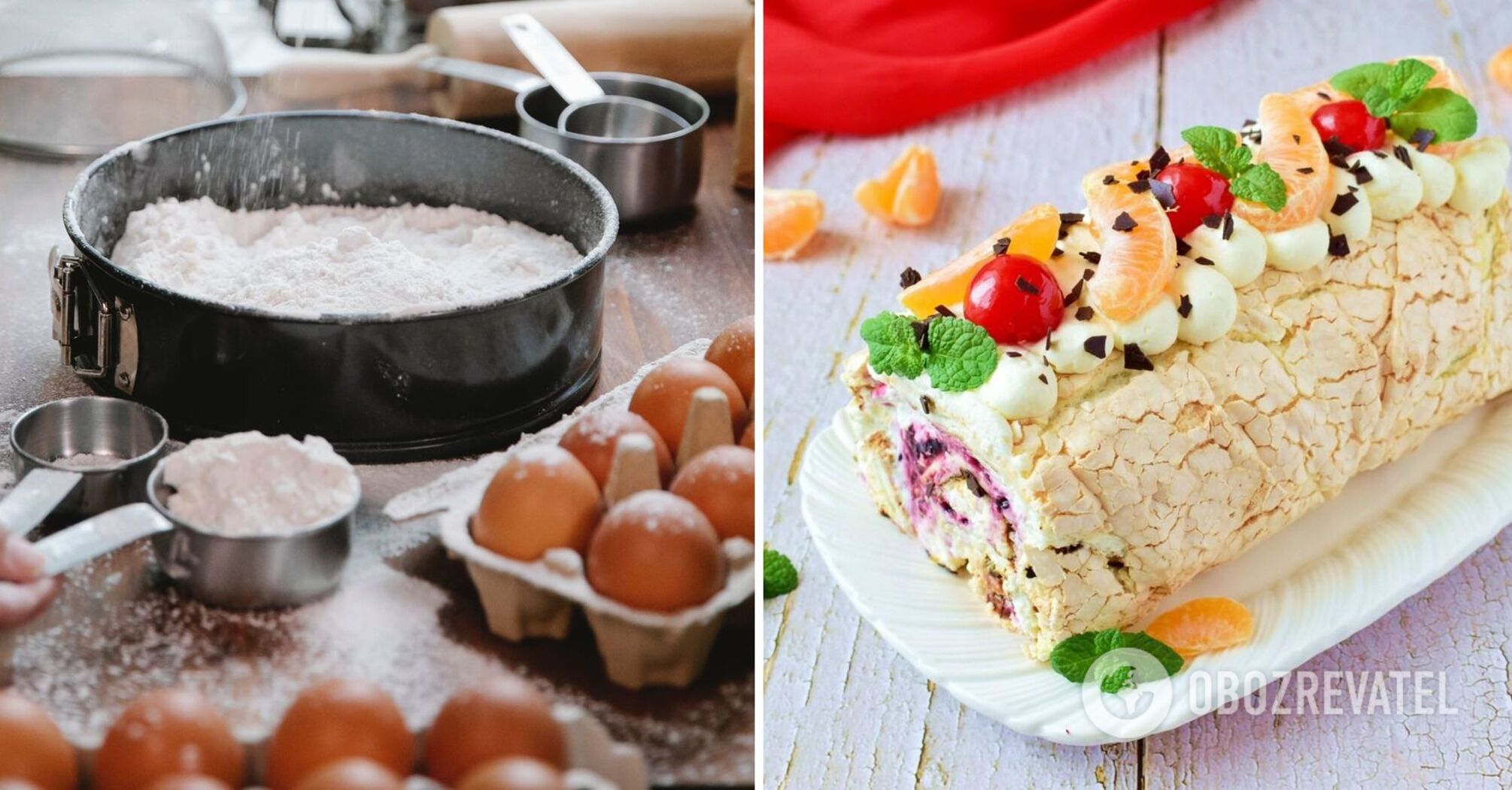 Meringue roulade: how to prepare the most "capricious" dessert at home