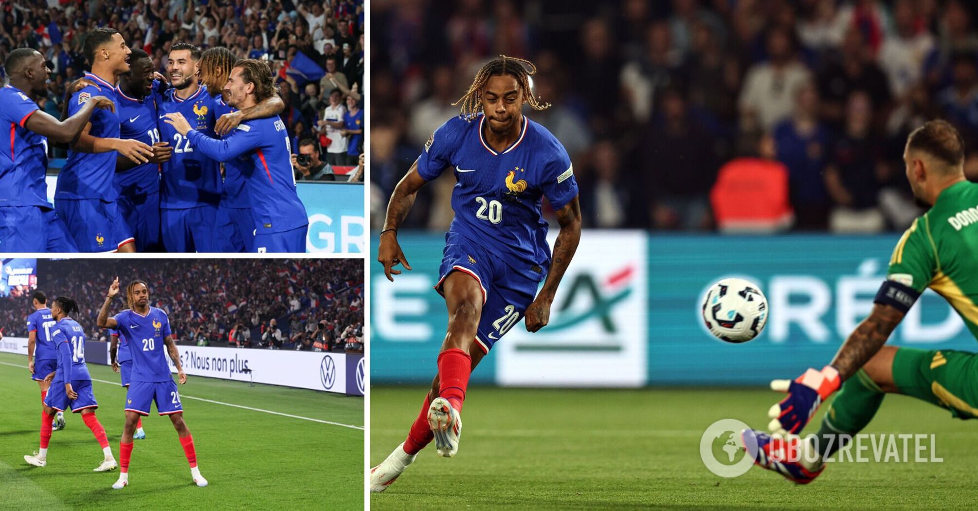 The French national football team scored the fastest goal in history. Video