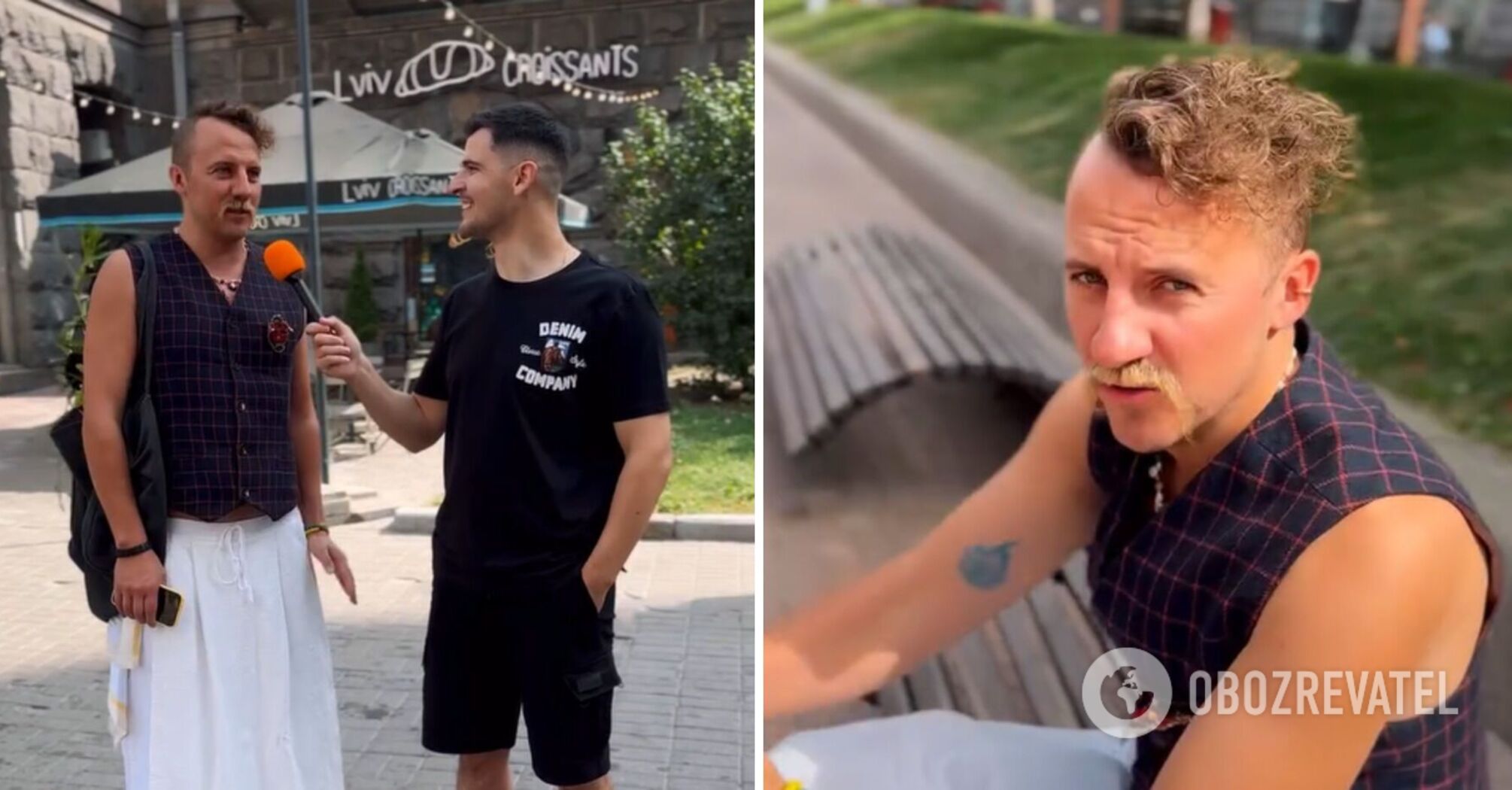Underpants for 900 UAH, crocs and a "piece of quinoa". Yevhen Klopotenko showed off an interesting outfit in Kyiv