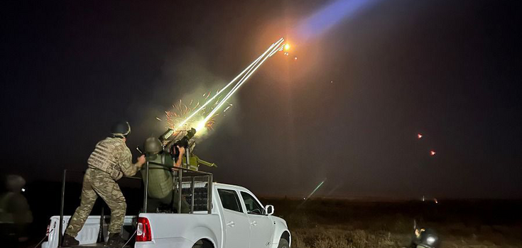 Russia attacks Ukraine with Shahed drones at night again: air defense forces shoot down 58 enemy targets