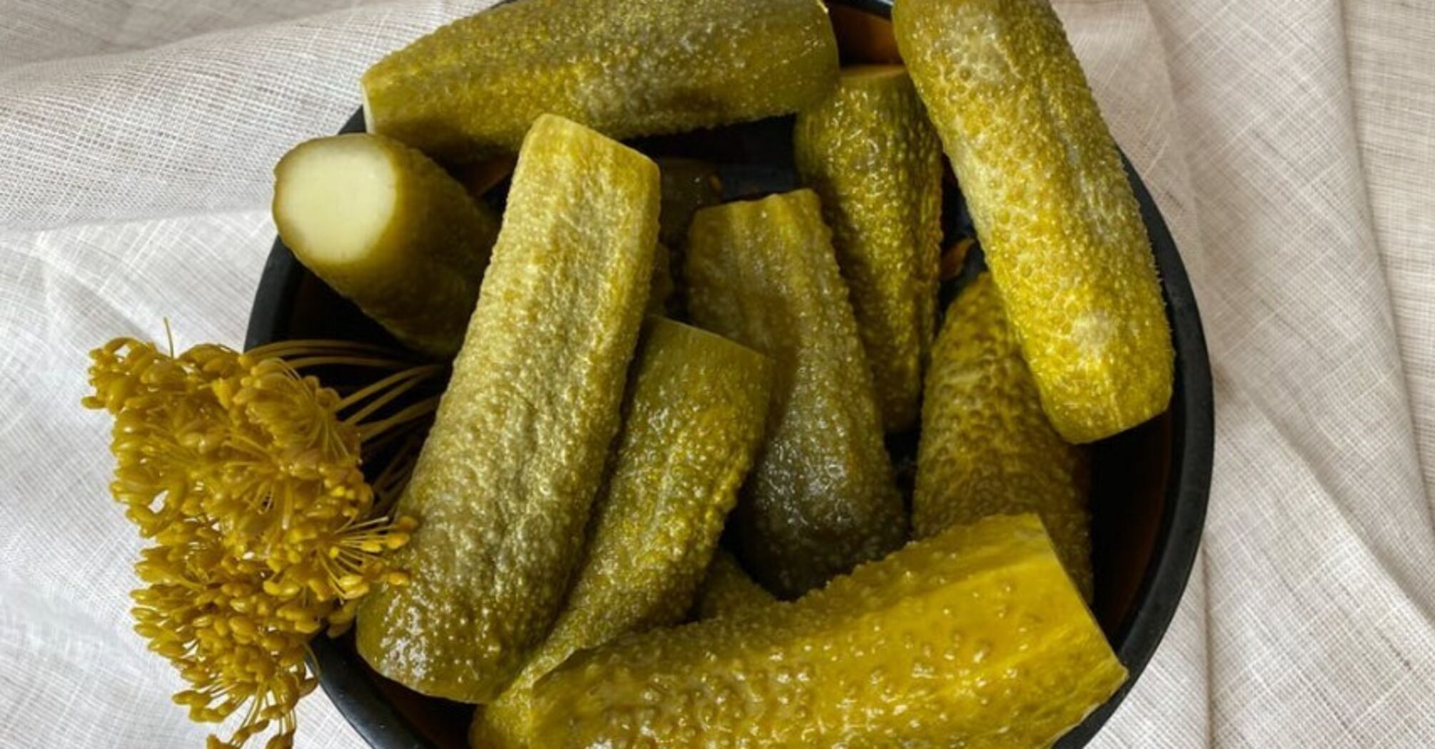 Crispy Quick Pickles: Proportions for a 3-liter jar