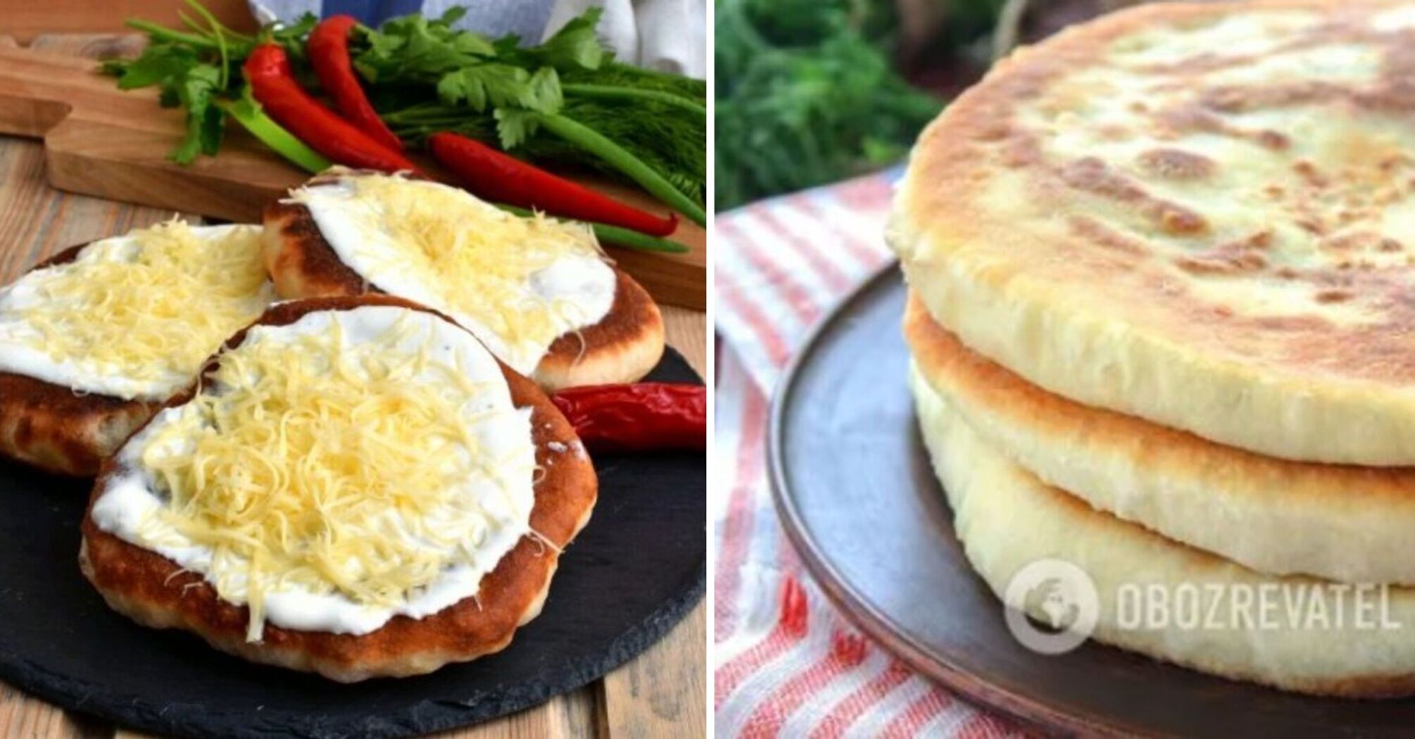 How to make langos, popular fried bread with milk and garlic sauce