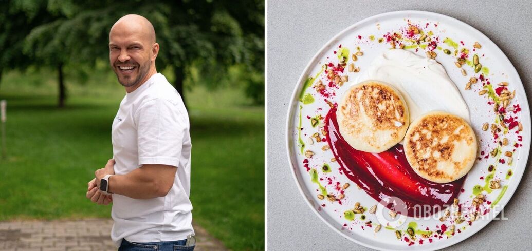 "MasterChef" judge Volodymyr Yaroslavskyi shared a recipe for delicious syrniki