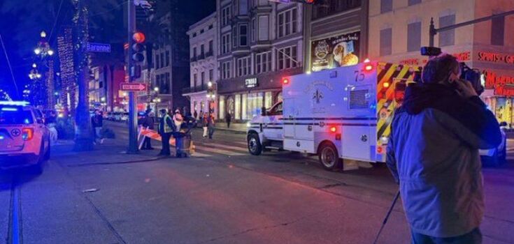 In New Orleans, a car drove into a crowd of people: 12 people killed, more than 50 injured. Photos and videos