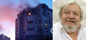 Nie odbiera telefonu: rosyjski dron uderzył w mieszkanie neurobiologa Ihora Zymy w Kijowie. Zdjęcie