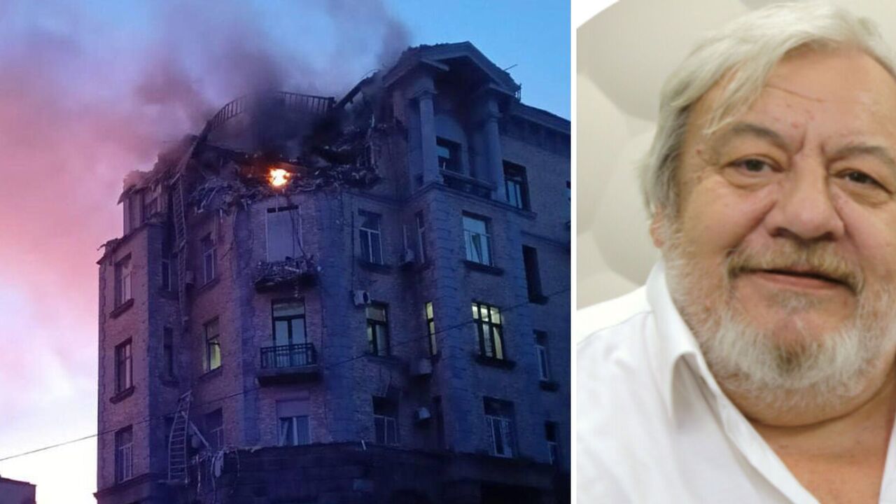 Nie odbiera telefonu: rosyjski dron uderzył w mieszkanie neurobiologa Ihora Zymy w Kijowie. Zdjęcie