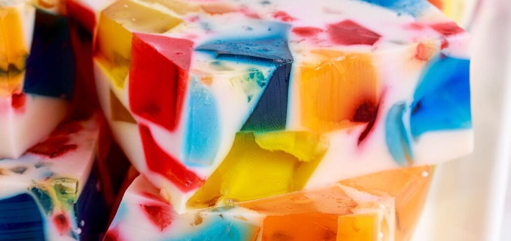 Famous Broken Glass Jello: a favorite dessert of many