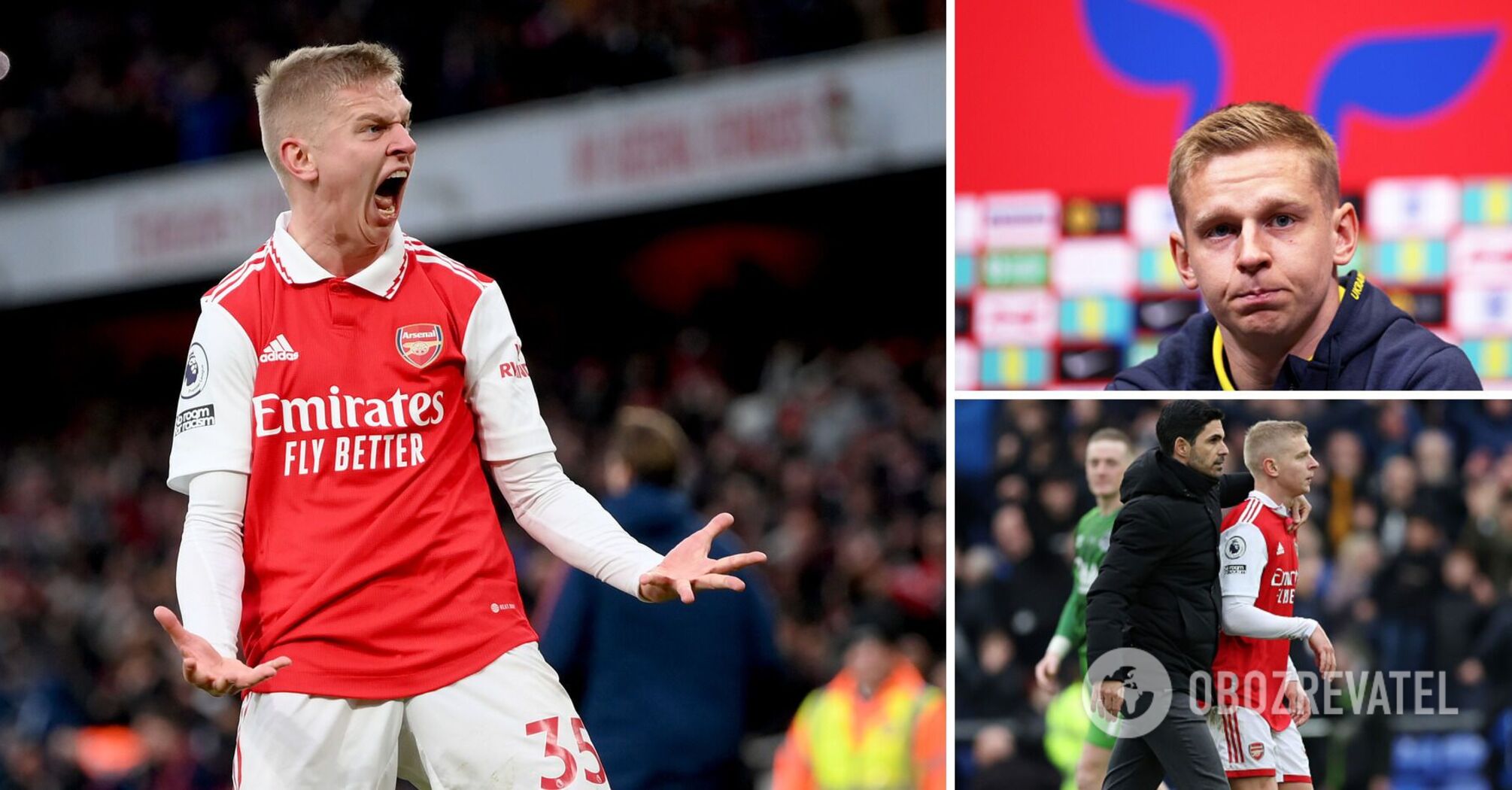 Ukraiński obrońca może zostać wyrzucony z brytyjskiego Arsenalu już tej zimy - media