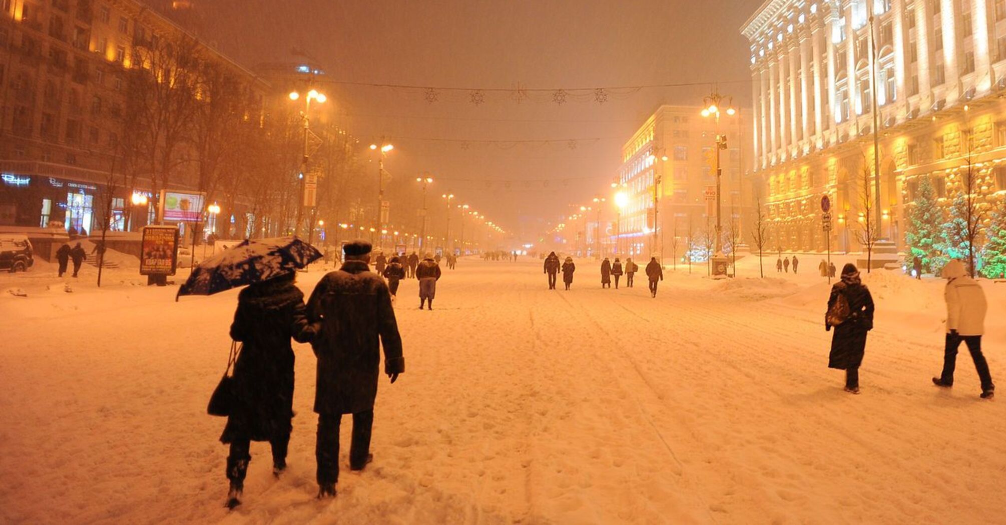 Here is what Kyiv's Khreshchatyk looked like in winter in the 1970s. Archival photos