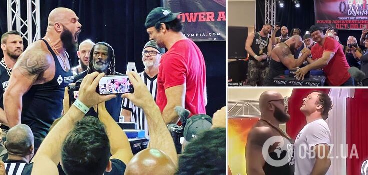 The 156-kg giant began to bully before the competition and paid for his showing up. The video has garnered 20 million views