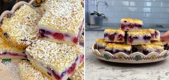 Berry pudding pie: an easy and delicious recipe