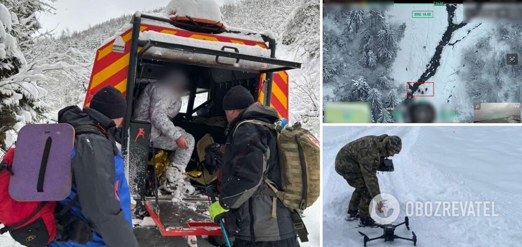 In the Carpathians, 'tourists' from Kyiv and Donetsk regions who had been walking for seven days in the mountains to Romania were rescued. Photos and videos