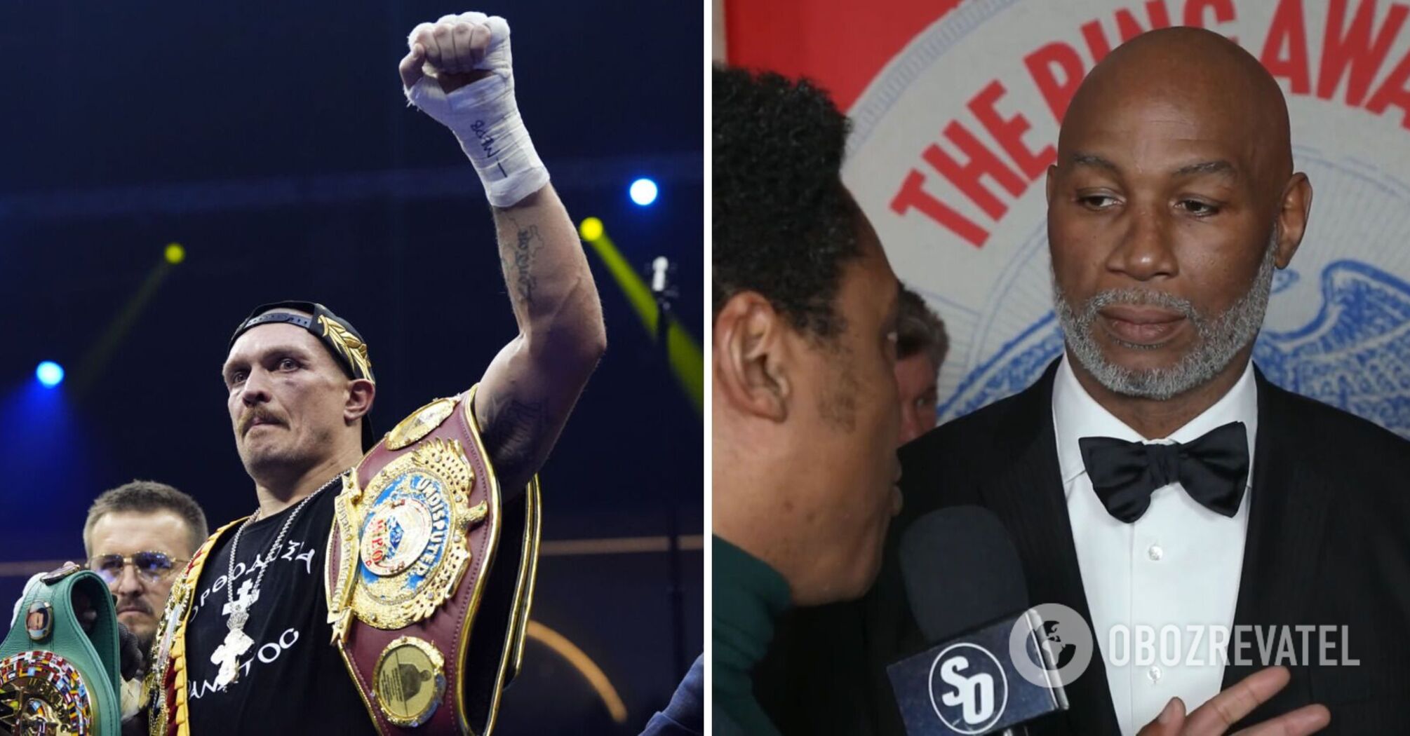 Boxing legend Lennox Lewis spoke out against Usyk