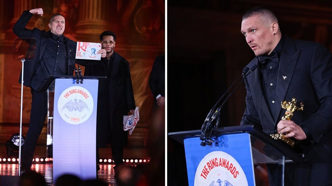 Usyk zdziwił swoim wyglądem na ceremonii w Londynie: co jest nie tak ze strojem Ukraińca. Zdjęcia i wideo