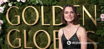 Keira Knightley pojawiła się na czerwonym dywanie Złotych Globów w nowej fryzurze i wyznaczyła trend. Zdjęcie
