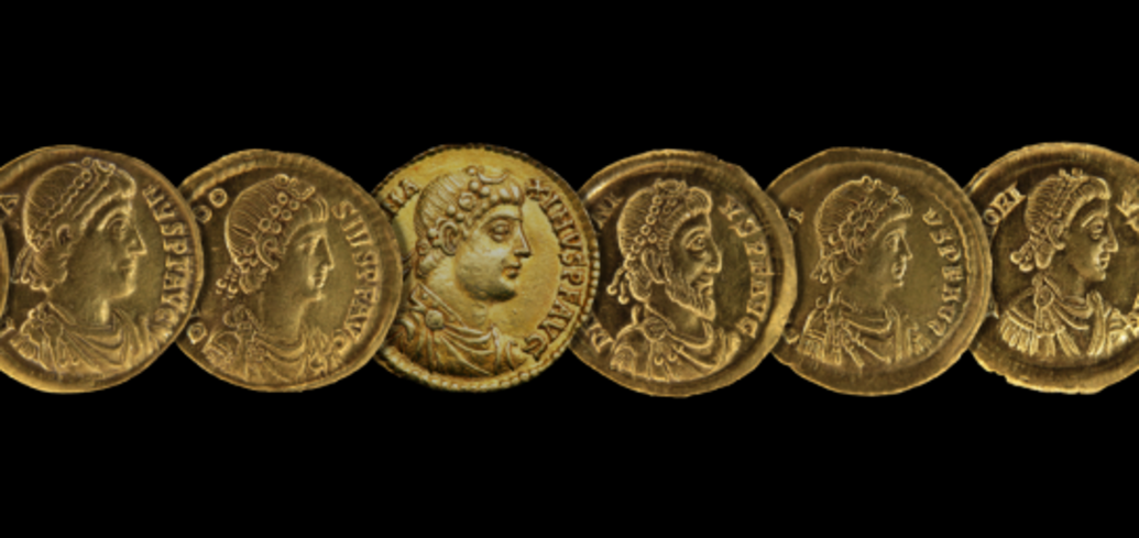 Risking their lives. Archaeologists in Luxembourg found 141 gold coins of nine Roman emperors