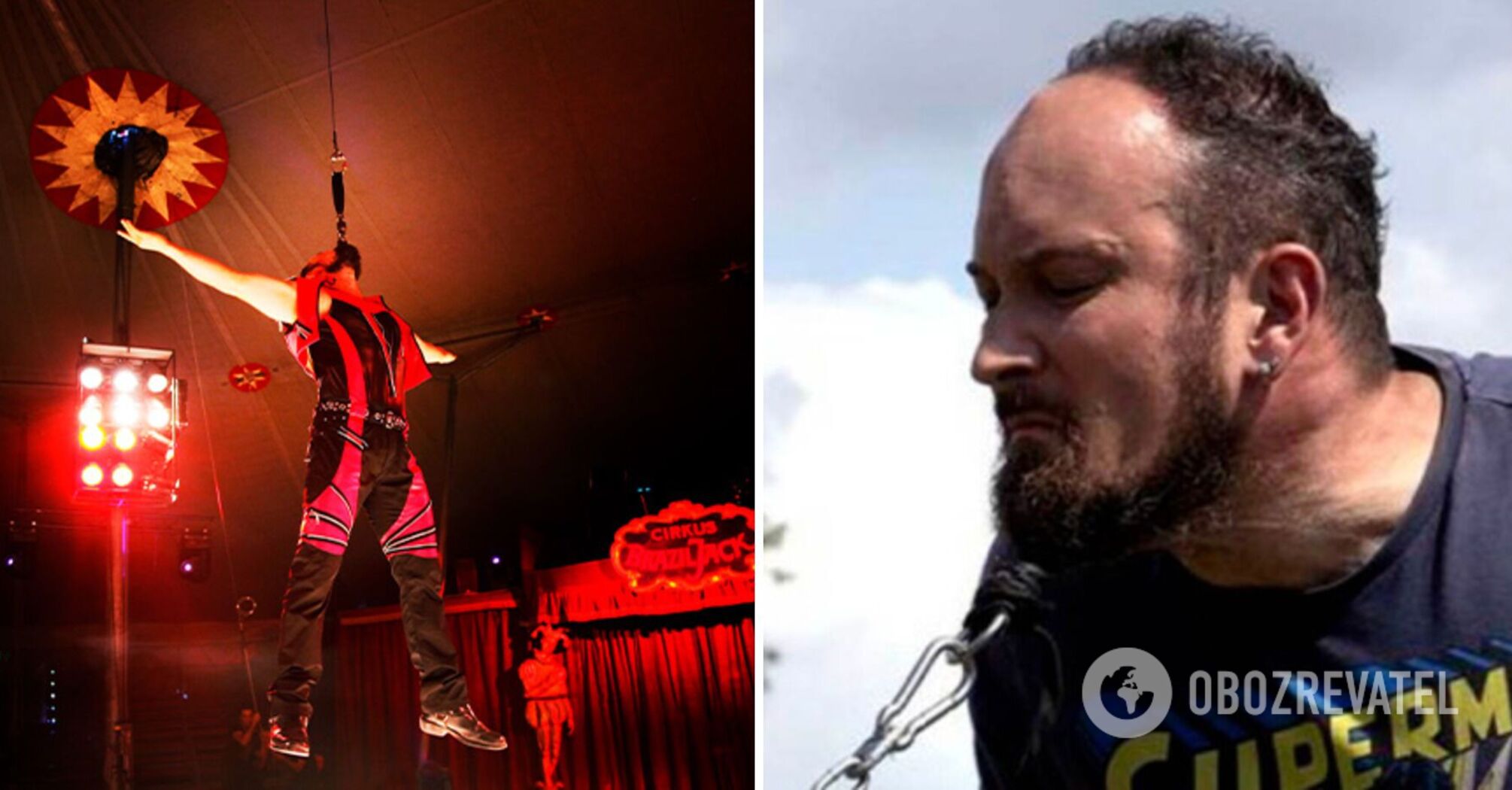 Can restrain a motorcycle with his beard: what is known about a Romanian circus performer who broke a number of world records