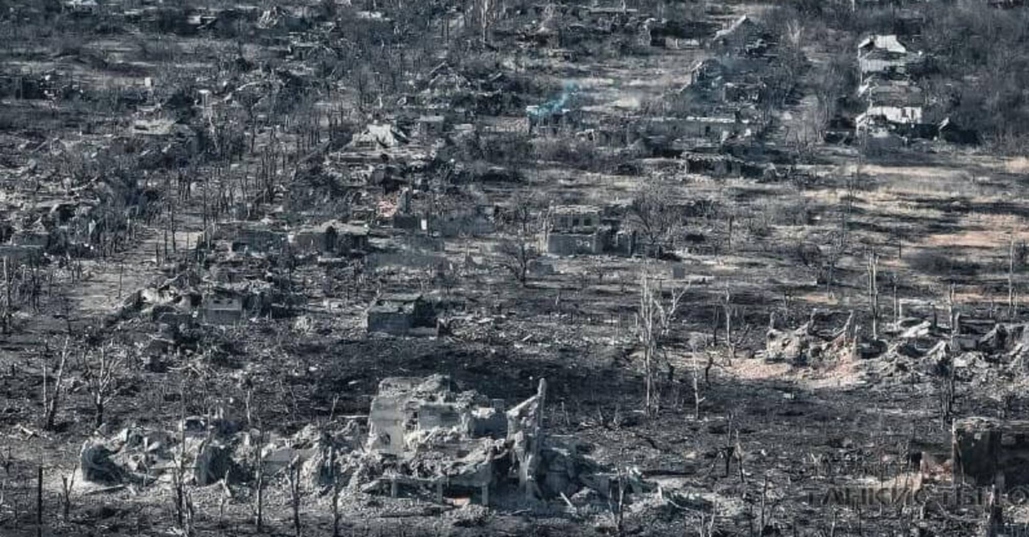 "Total destruction of all living things": the network showed what the occupiers did to Maryinka in Donetsk region. Video