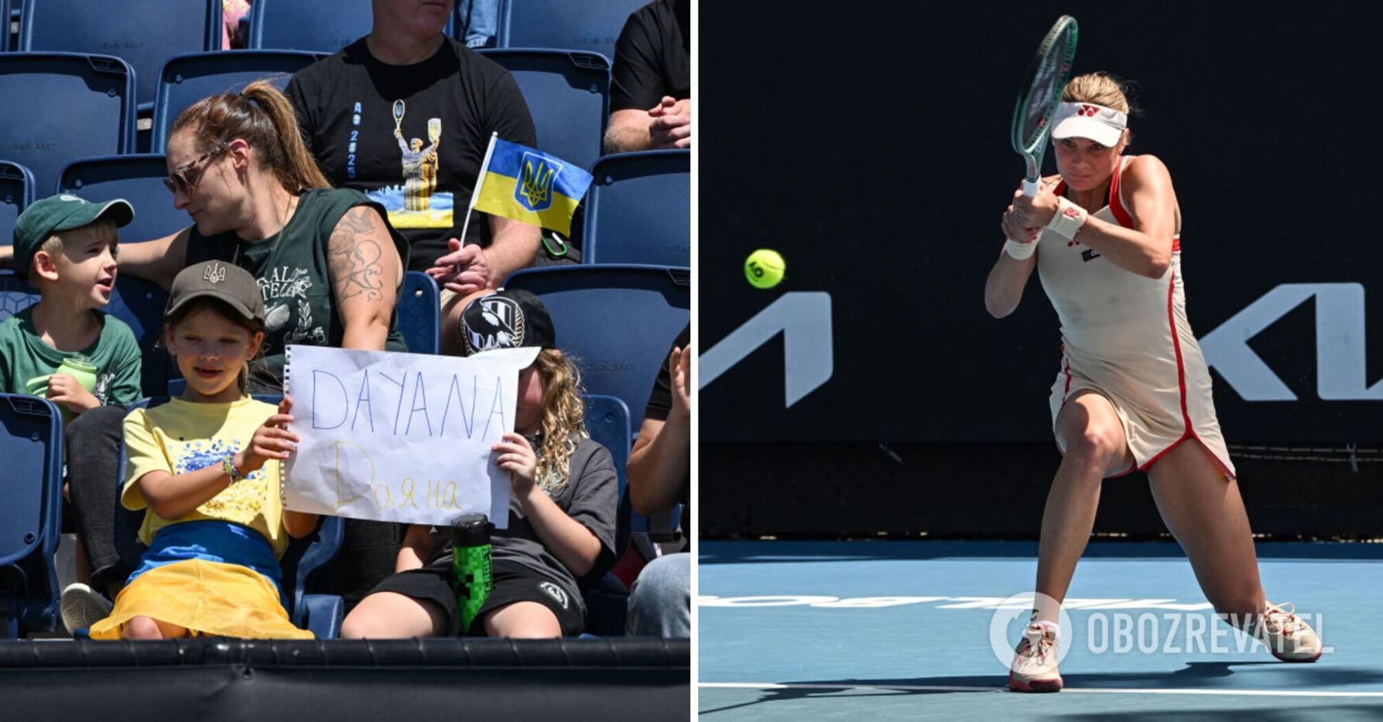 Ukrainian tennis player wins Australian Open match with a score of 12:1