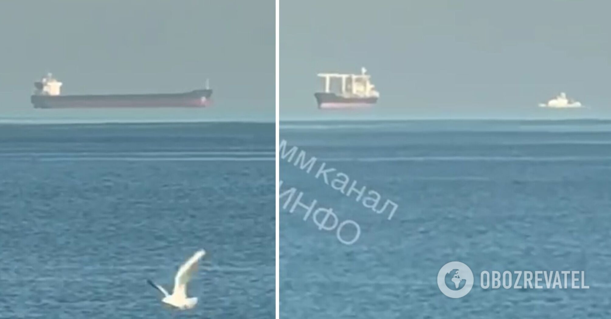 A ship 'hanging' in the air in Odesa: what is this amazing optical phenomenon