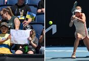 Ukrainian tennis player wins Australian Open match with a score of 12:1