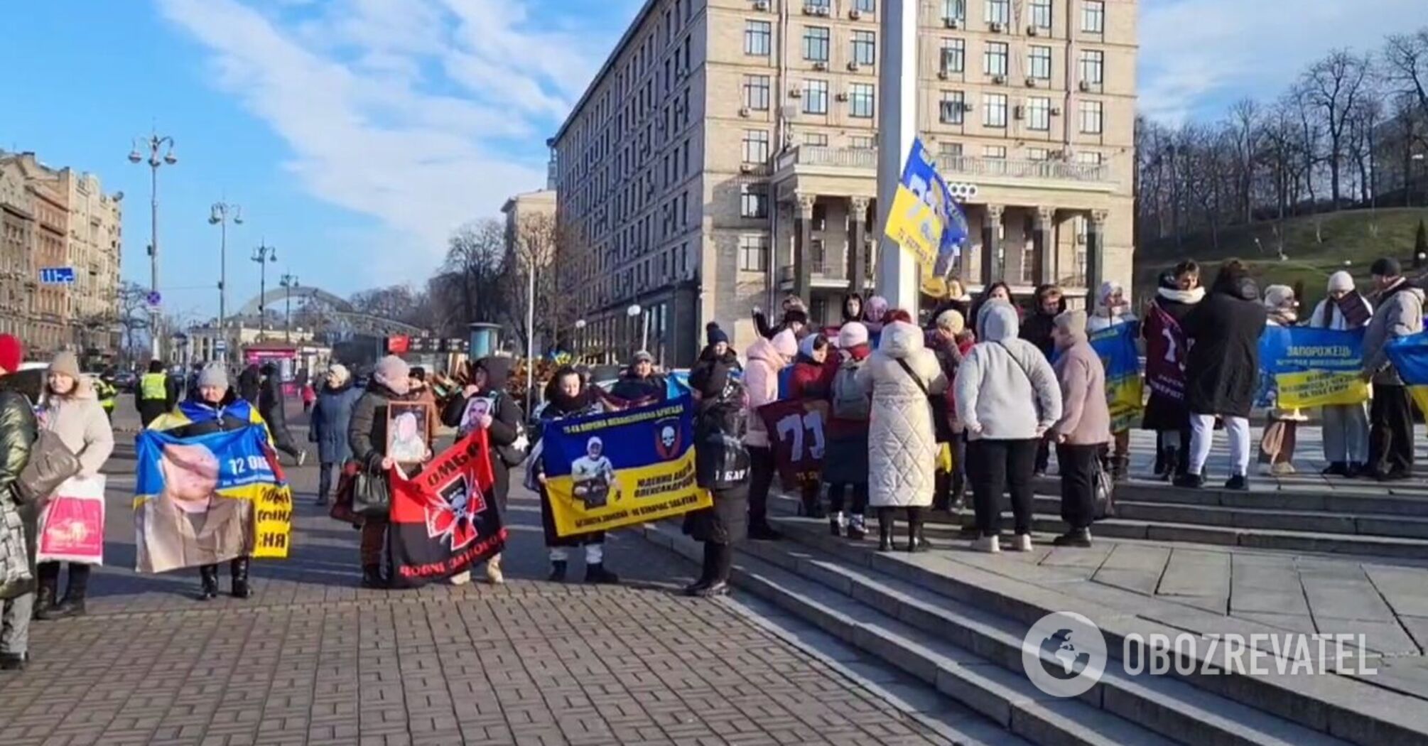 'Ours are not at home': a rally in support of war prisoners in Russia has begun on Maidan Nezalezhnosti in Kyiv. Photos and videos