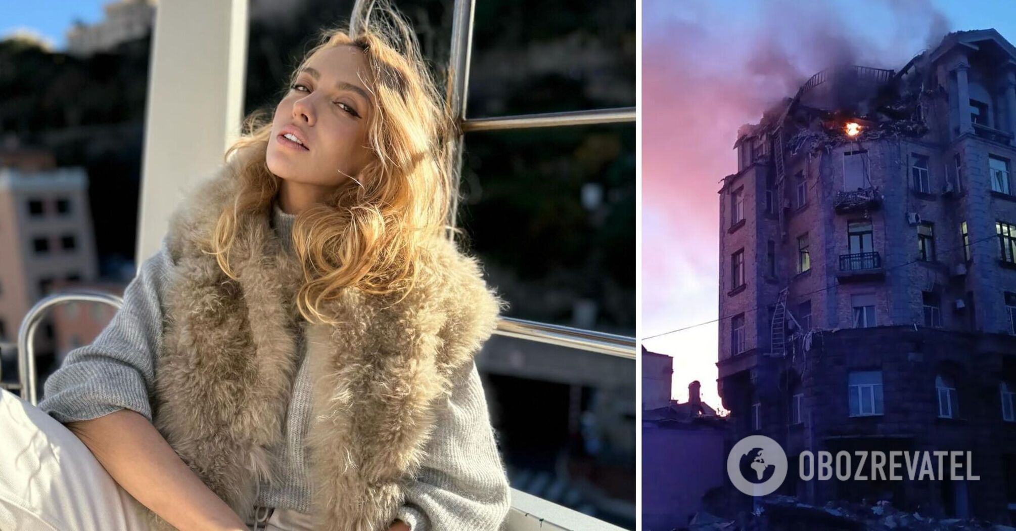 Russian New Year's Eve shelling damaged Olia Poliakova's house in the center of Kyiv: the singer was miraculously unharmed