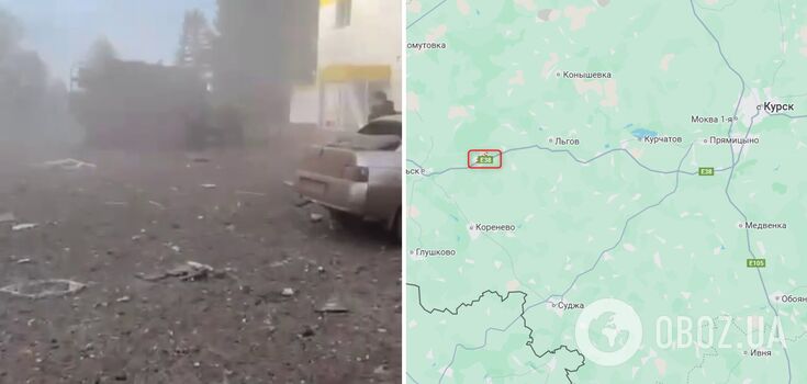 The strike was successful: a place of deployment of Russian troops was attacked in the Kursk region. Video
