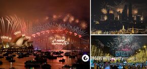 Drones, fireworks, and crowded squares: how New Year's Eve was celebrated around the world. Photo report