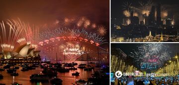 Drones, fireworks, and crowded squares: how New Year's Eve was celebrated around the world. Photo report