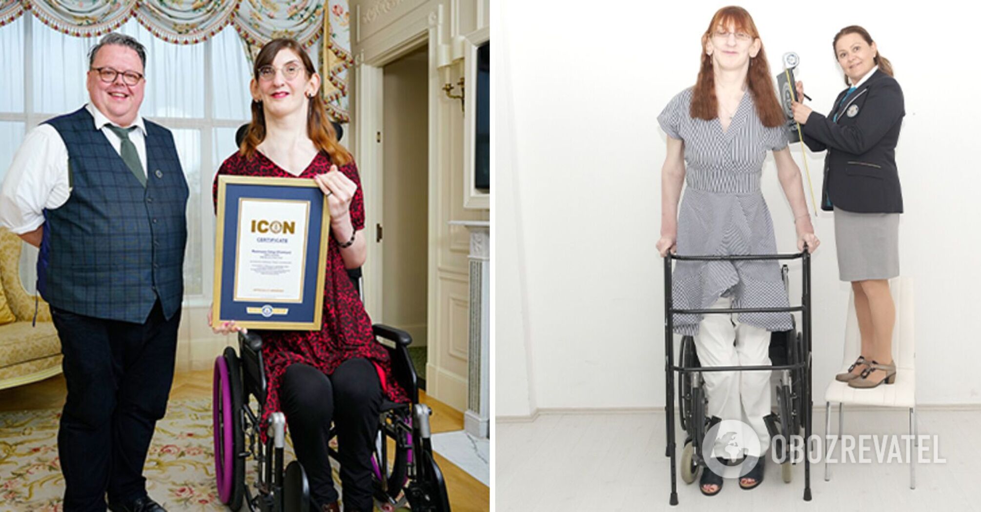 The world's tallest woman with a rare genetic disease shares her ambitious plans for 2025