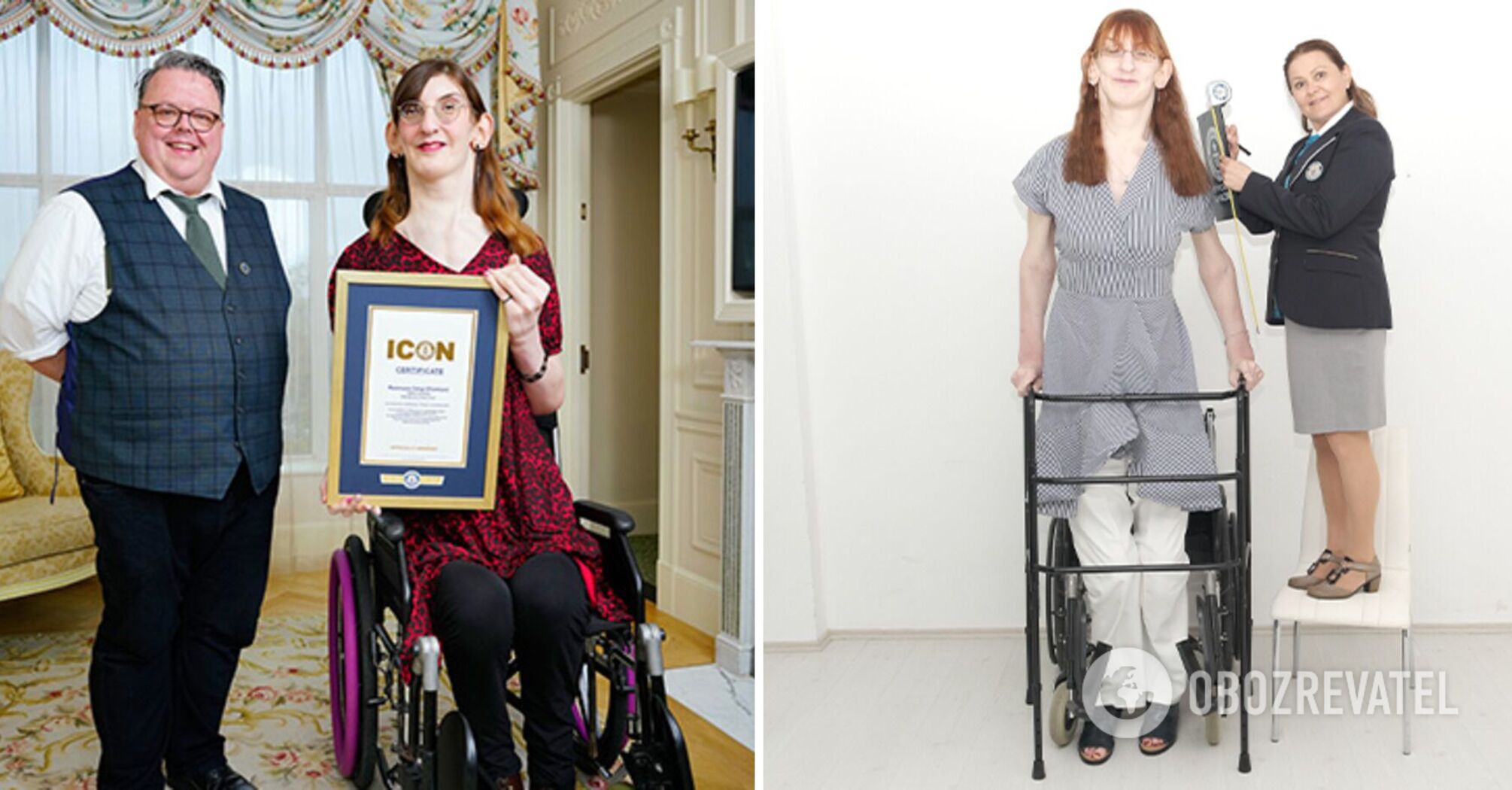 The world's tallest woman with a rare genetic disease shares her ambitious plans for 2025