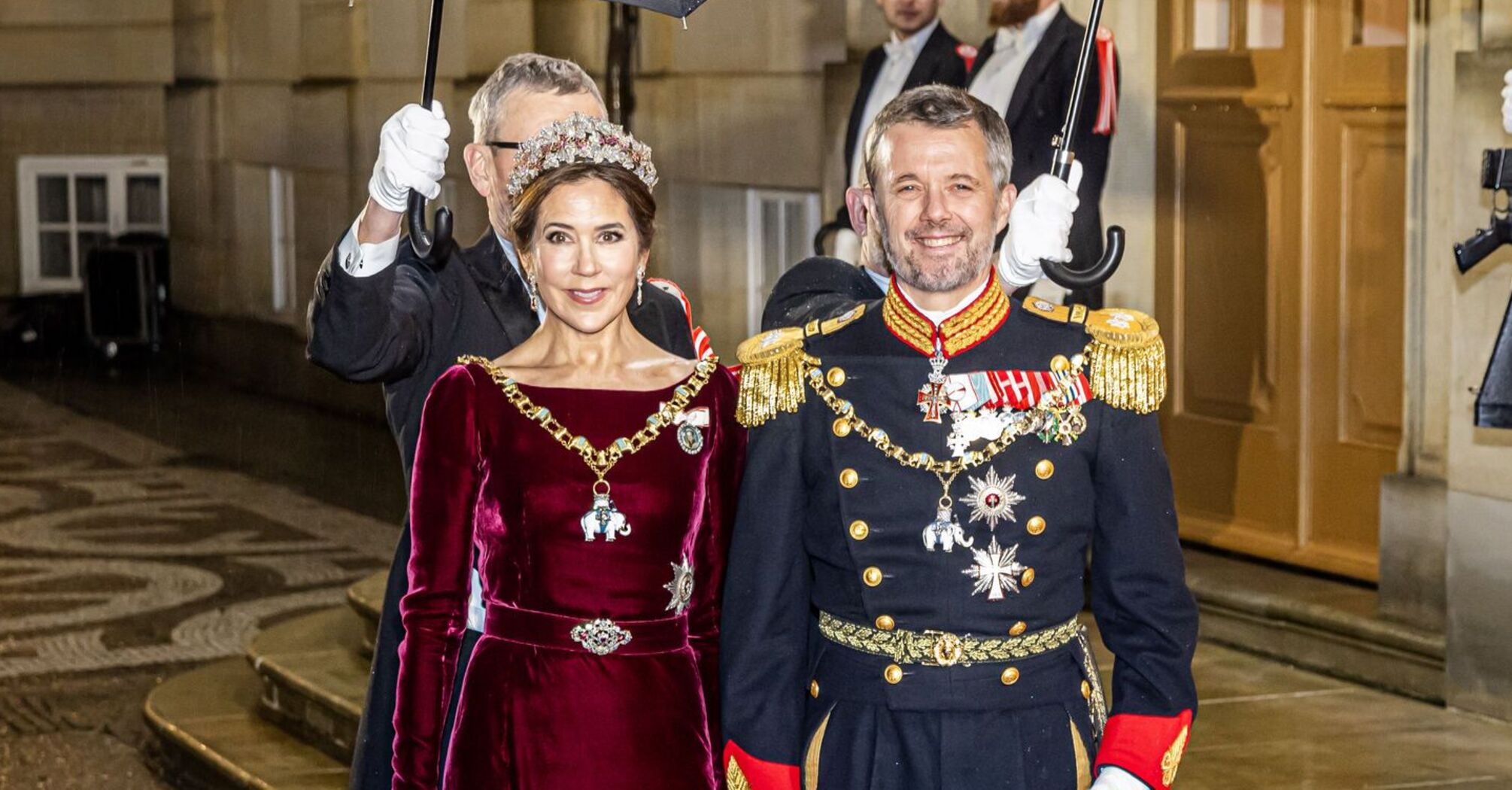 Like a scene from a fairy tale. King Frederik and Queen Mary of Denmark hosted their first New Year's Eve dinner for the whole family