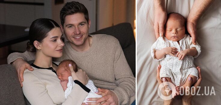 "He looks like his mom!" Volodymyr Ostapchuk and Kateryna Poltavska shared a photo of their son, who is not even a month old