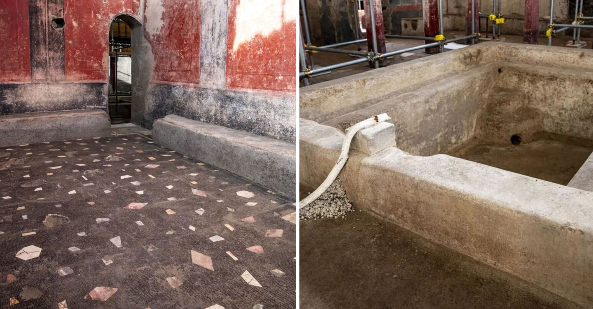 It happens once in a century:  A discovery that shows the life of the super-rich in ancient Rome has been discovered in Pompeii. Photo