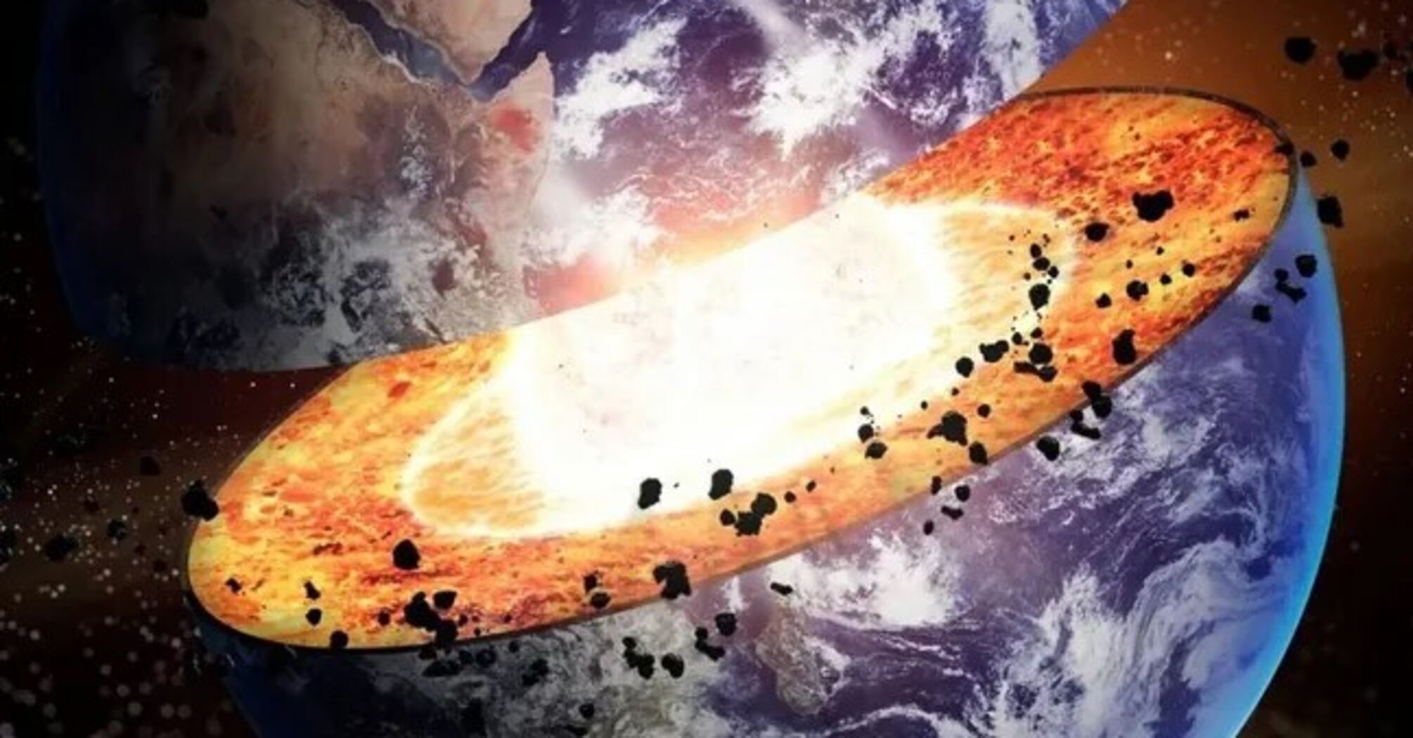 Scientists have discovered "sunken worlds" in the Earth's mantle that should not be there