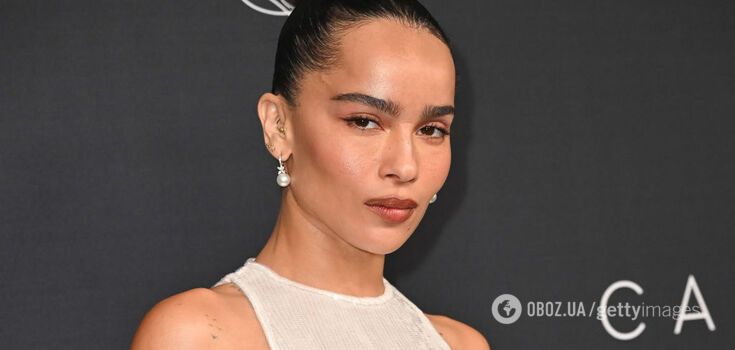 Zastąpi burgund: Zoe Kravitz prezentuje stylizację w kolorze, który będzie hitem