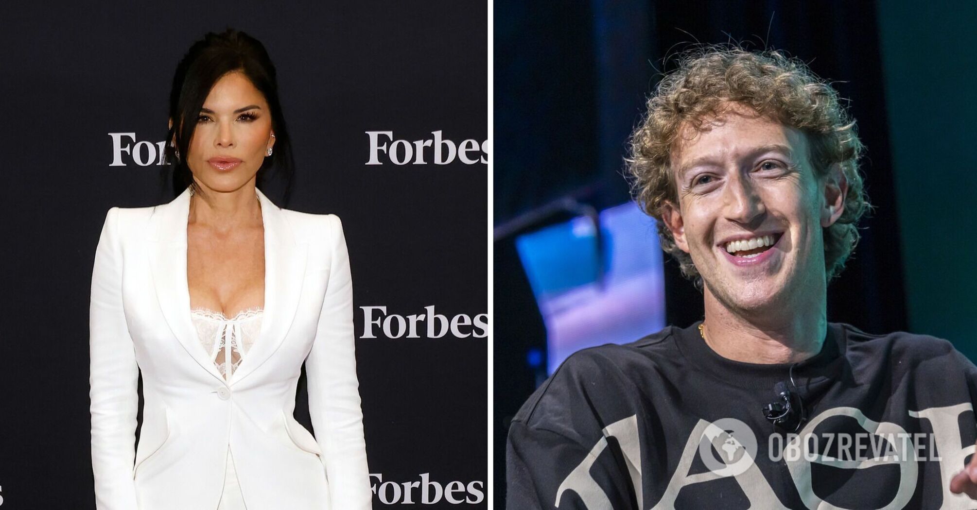 Użytkownicy zalewają X memami, gdy Mark Zuckerberg został przyłapany na wpatrywaniu się w dekolt Lauren Sanchez podczas inauguracji Trumpa. Zdjęcie