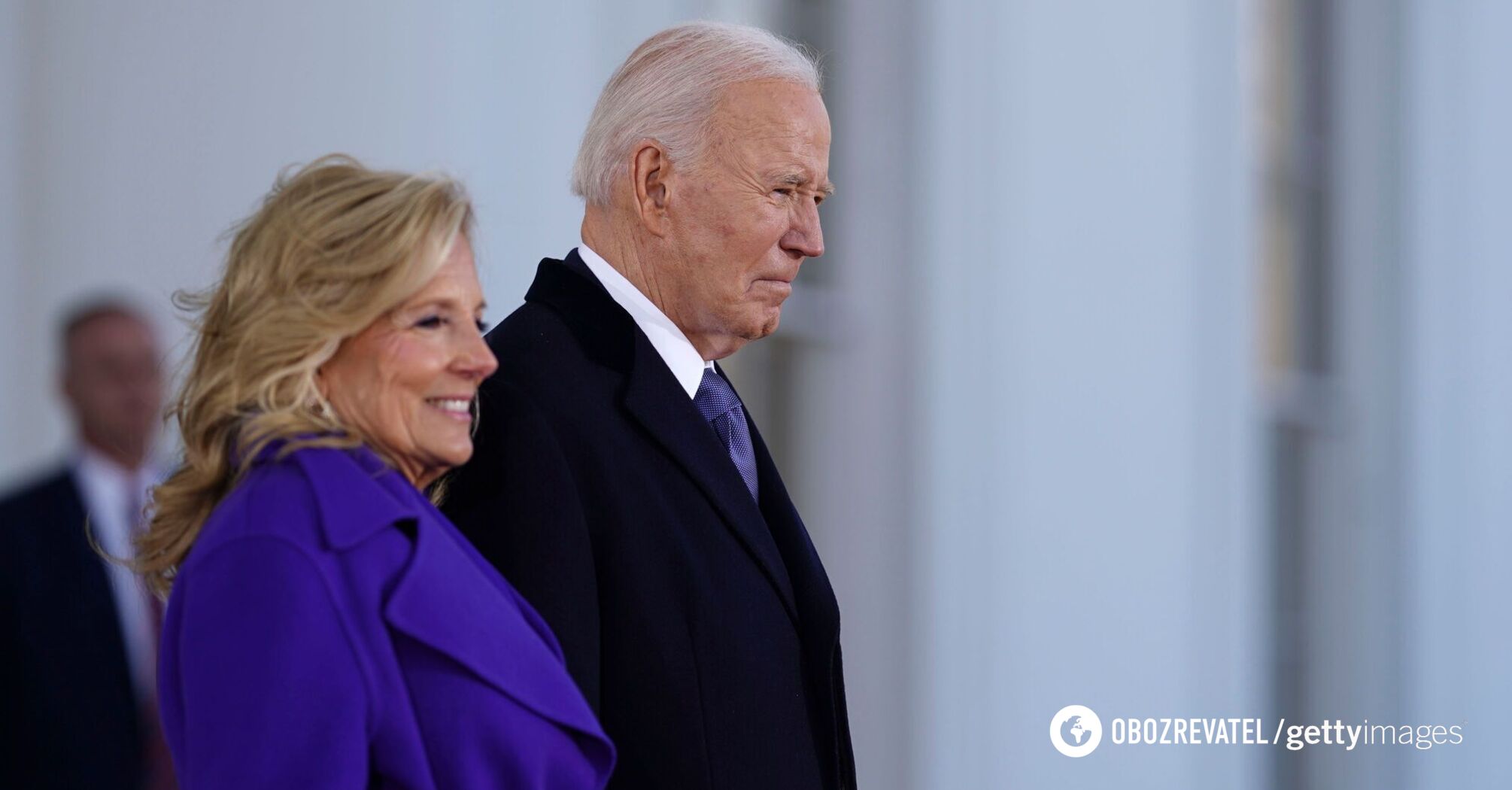 Joe and Jill Biden go purple as they attend Trump inauguration: what the color symbolizes in American politics. Photo