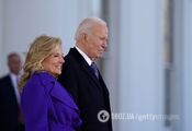Joe and Jill Biden go purple as they attend Trump inauguration: what the color symbolizes in American politics. Photo