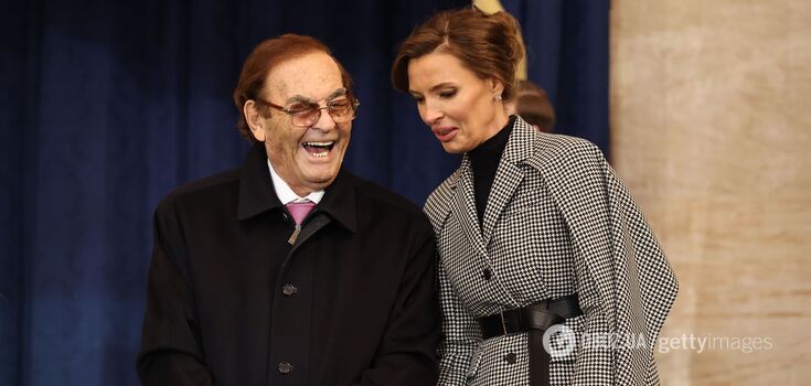Former Miss Ukraine spotted at Trump inauguration with husband Phil Ruffin, American billionaire and the president's longtime friend. Photo