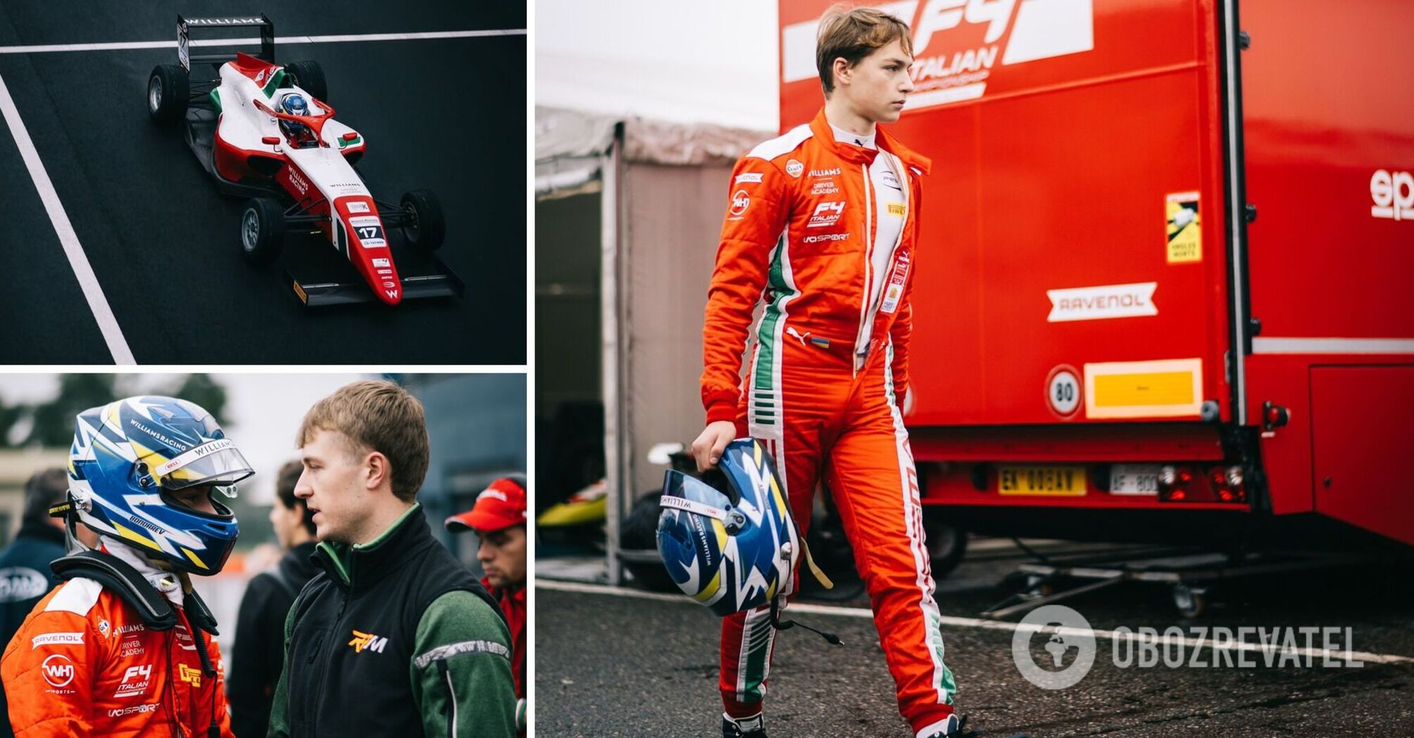 In Abu Dhabi, a commentator went "crazy" with the Ukrainian pilot's record-breaking race in Formula 4. Video