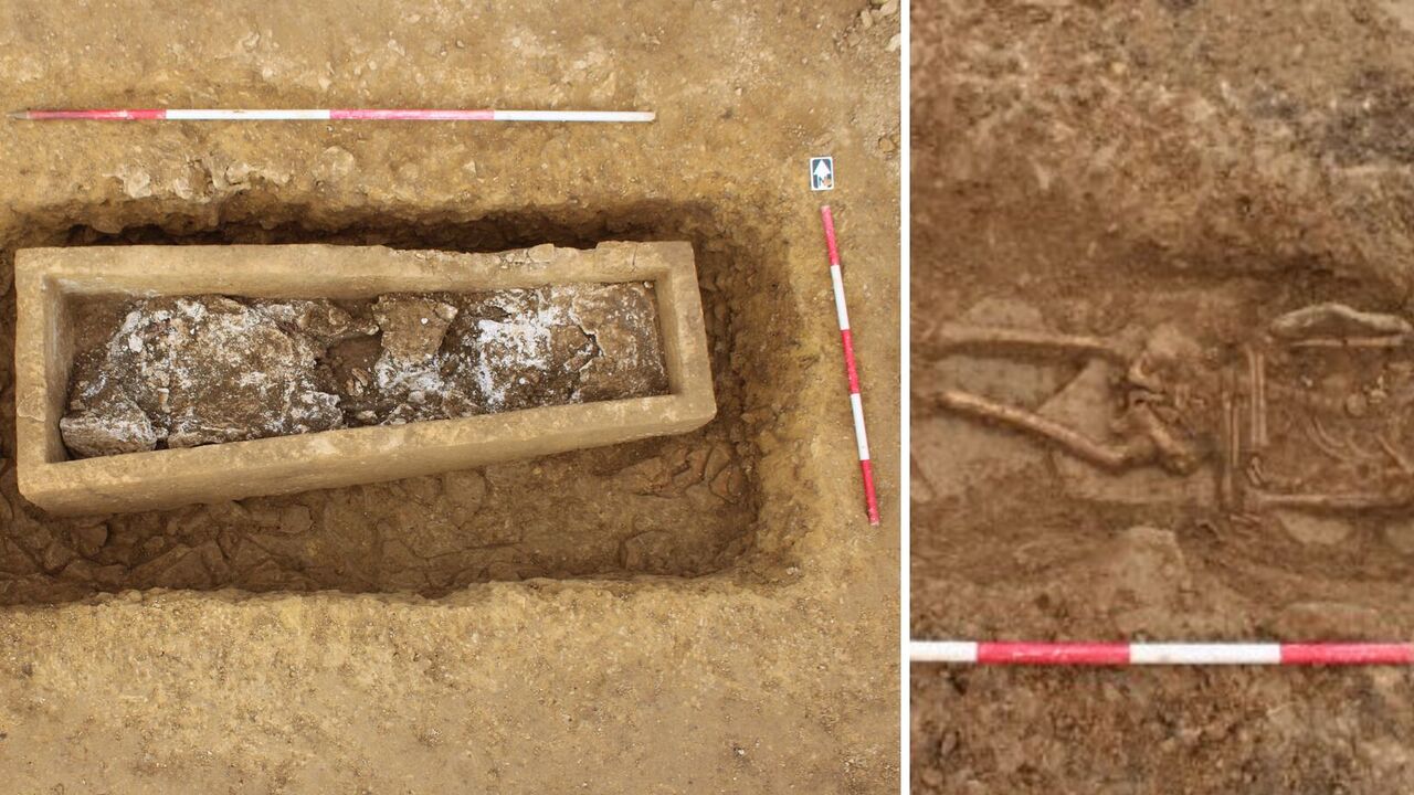 Trumna wypełniona gipsem: archeolodzy odkryli rzadki pochówek w Anglii. Zdjęcie