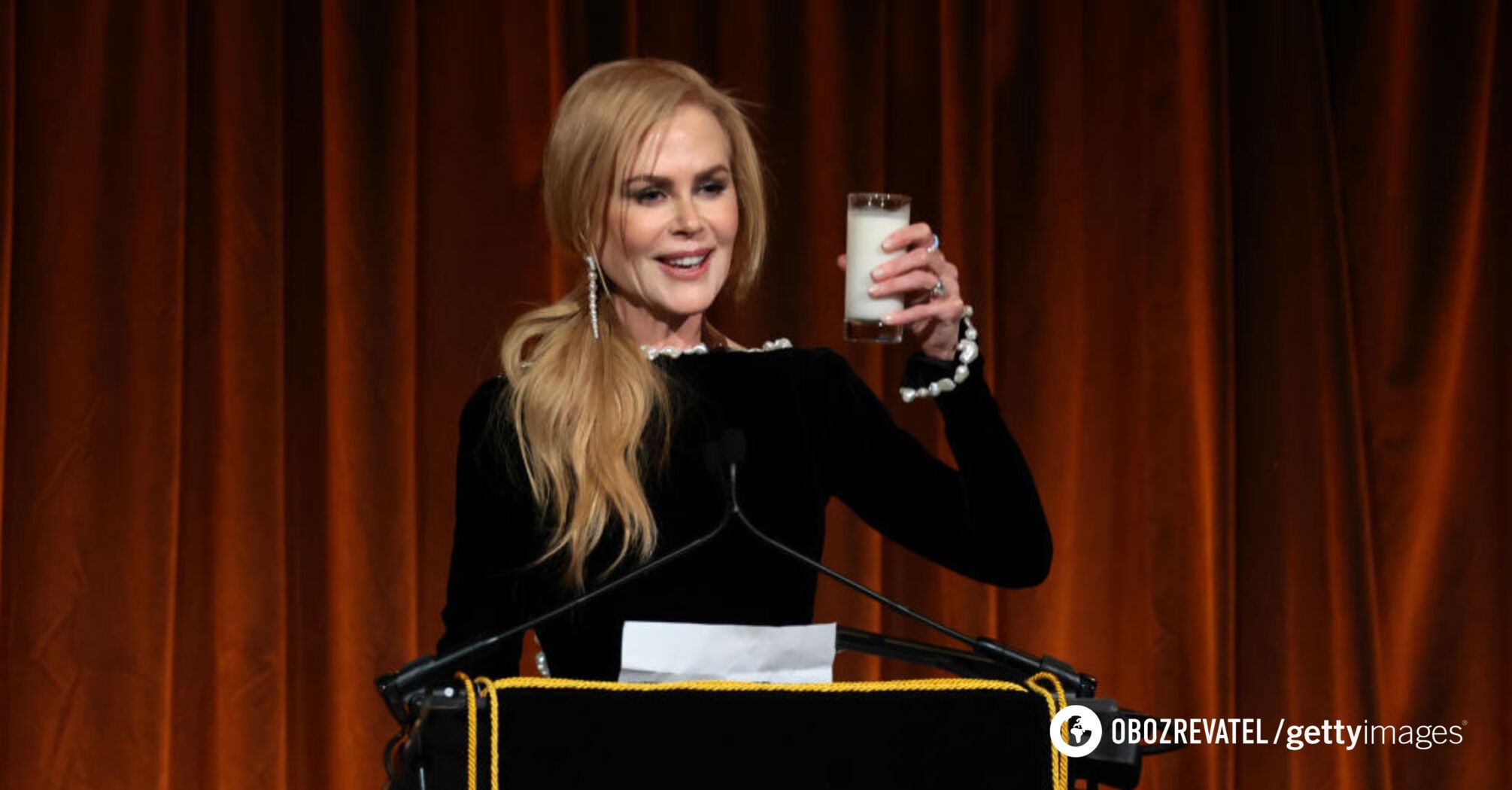 Always in trend: what manicure does Nicole Kidman choose in winter