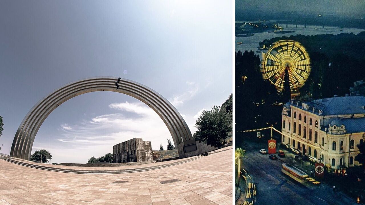 The Ferris wheel in the center of Kyiv in the 1950s offered incredible views. Archival photos