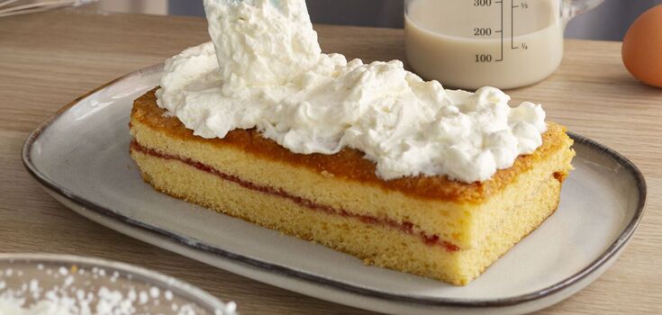 Easy sponge cake everyone can make: a quick 10-minute recipe