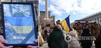 Na Majdanie w Kijowie żegnali polskiego wolontariusza Filipa Antosiaka. Zdjęcia i wideo