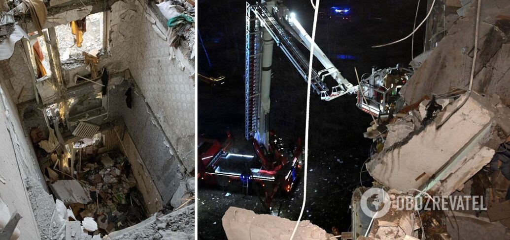 Rosjanie zaatakowali Sumy "shahedami": budynek mieszkalny został trafiony, są zabici i ranni. Zdjęcia i wideo