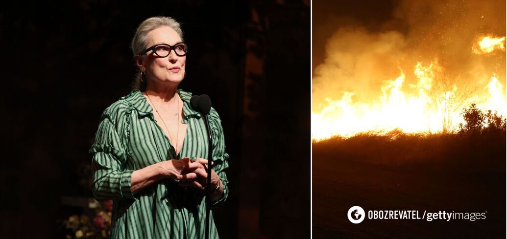 The only way out was blocked by a tree: Meryl Streep, 75, miraculously escaped the Los Angeles fires