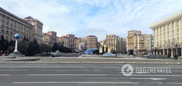 The network showed how people used to take photos in the center of Kyiv in the 1980s. Photo